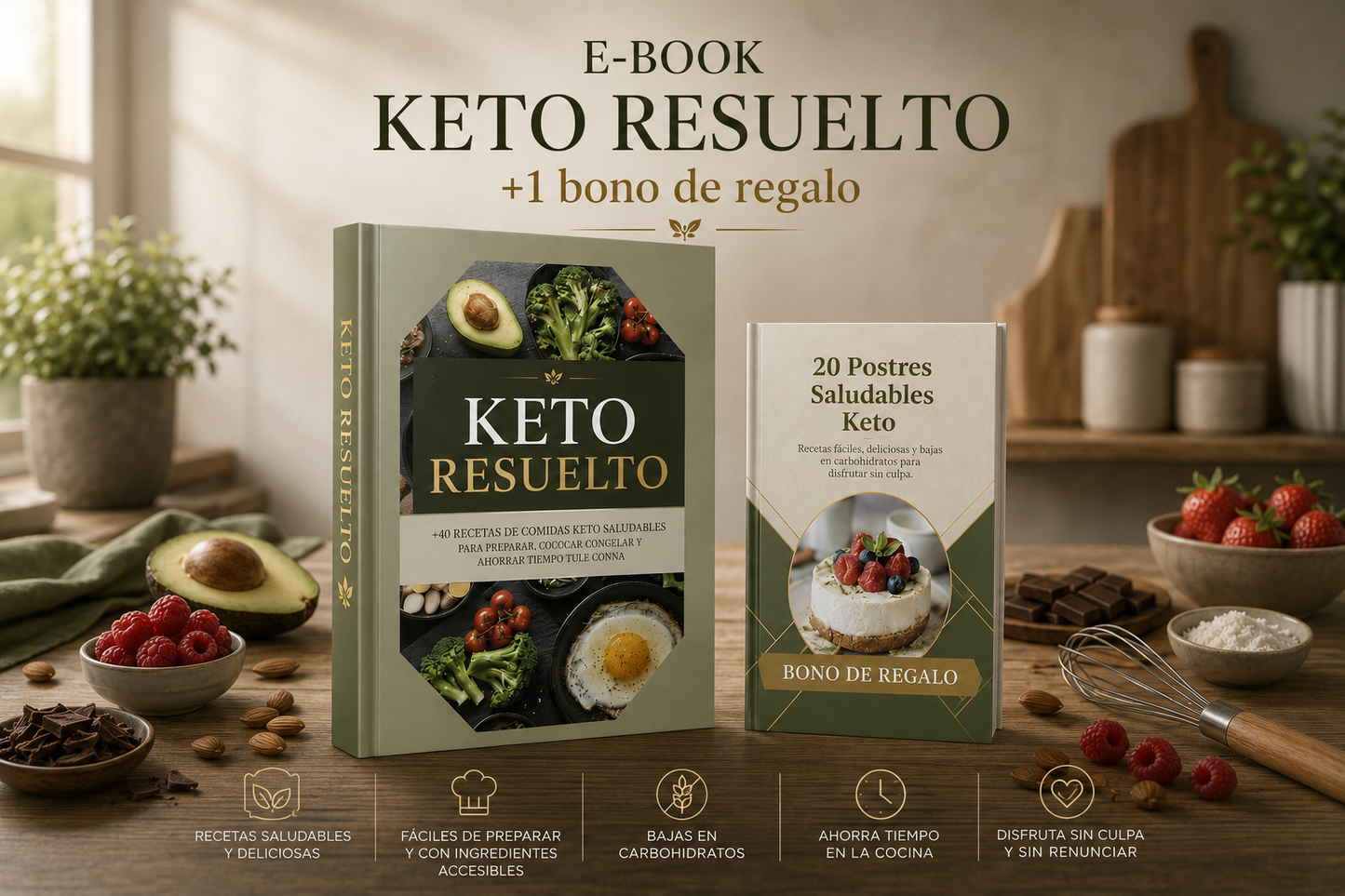 Viandas Keto Saludables: +80 recetas para congelar y ahorrar tiempo en la cocina